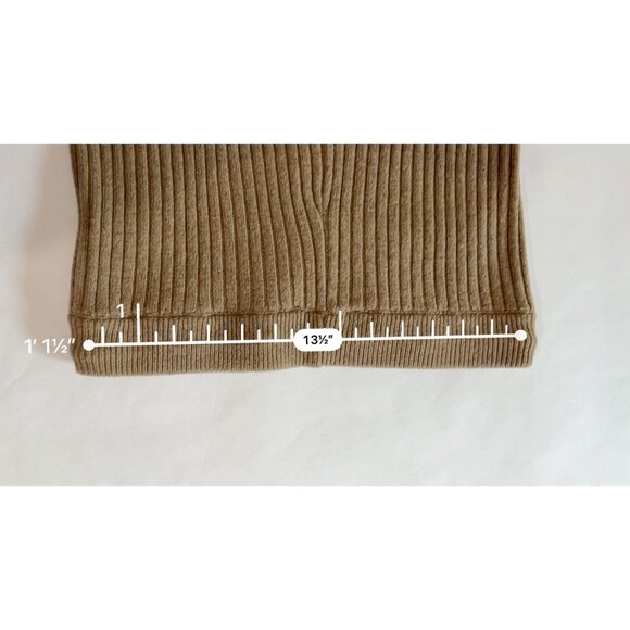 ONA Luna Sweater Pants in Tan - Picture 5 of 7